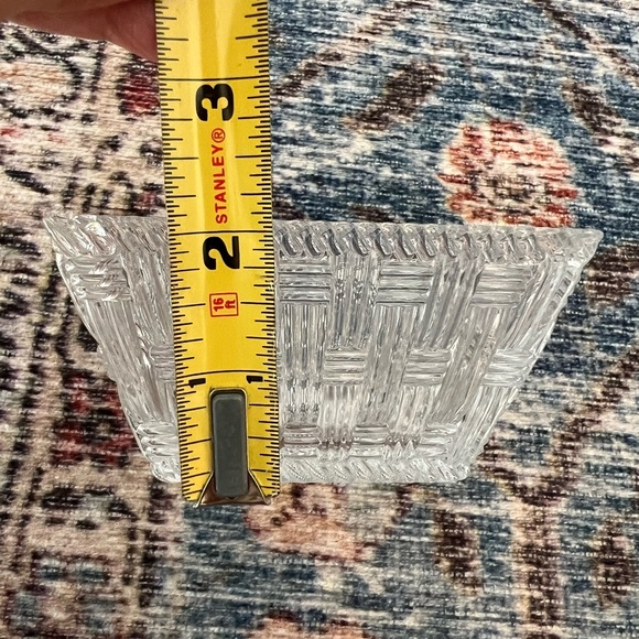 Antique Tiffany’s Crystal Basket Dish - Picture 5 of 5